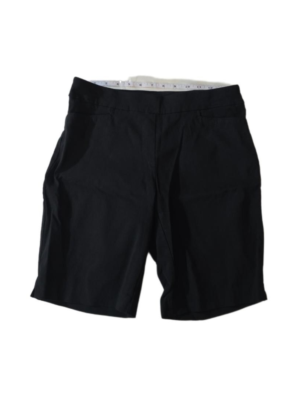 Time & Tru Black Flat-Front Women's Shorts Size Small